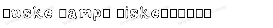 Suske & Wiske字体转换